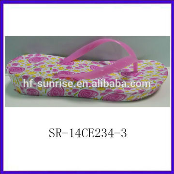 SR-14CE234-3 2014New design mulher eva chinelo de alta qualidade confortável mulheres eva chinelo verão barato por atacado chinelos